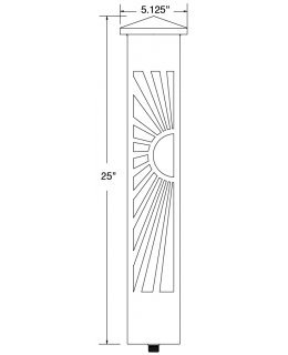 Encore LEDBOL-08-LED Bollard Light 